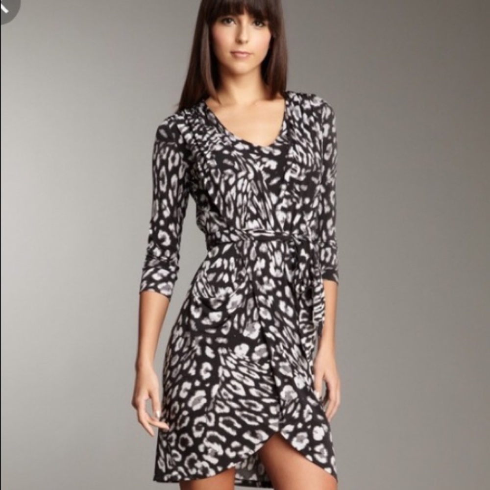 BCBGMAXAZRIA Sidney Wrap Dress
